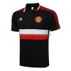 Manchester United Trainings Poloshirt 2022-23 Schwarz Rot Weiß Für Herren